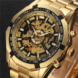 Skeleton Automatic Mechanical Watch
