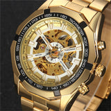 Skeleton Automatic Mechanical Watch