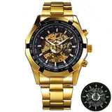 Winner Watch Men Skeleton Automatic