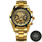 Winner Watch Men Skeleton Automatic