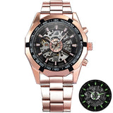 Winner Watch Men Skeleton Automatic