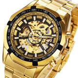 Winner Watch Men Skeleton Automatic