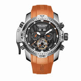 Orange Sport Watch Men